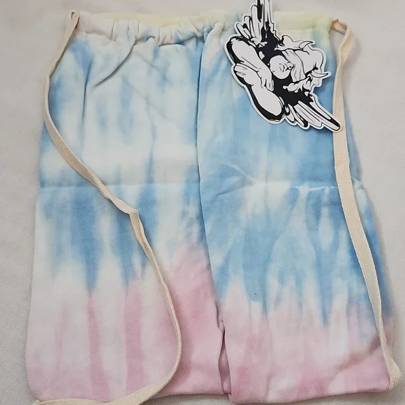 Boys Lie Cotton Candy Tye Dye Tote with Pastel Cosmetics Pouches - Picture 5 of 16